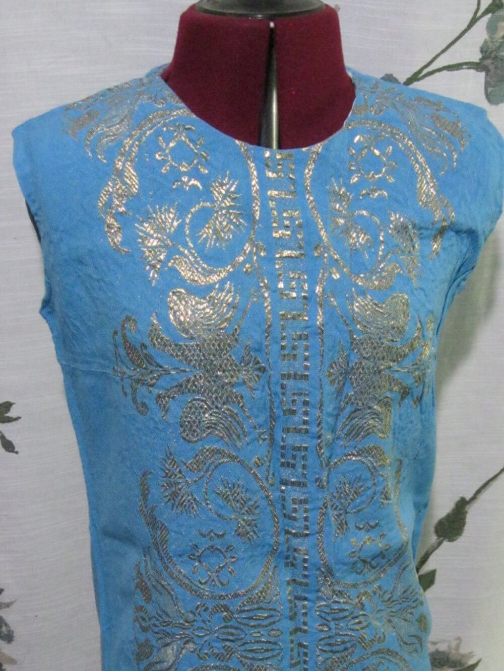 Vintage Greek Maxi Dress